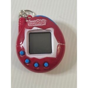 Tamagotchi Connection Red Blue Keychain Virtual Pet Bandai Untested